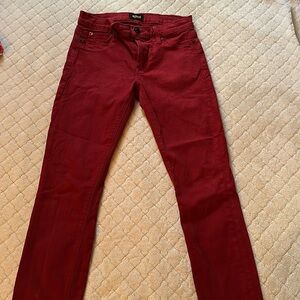 Hudson red jeans size 24